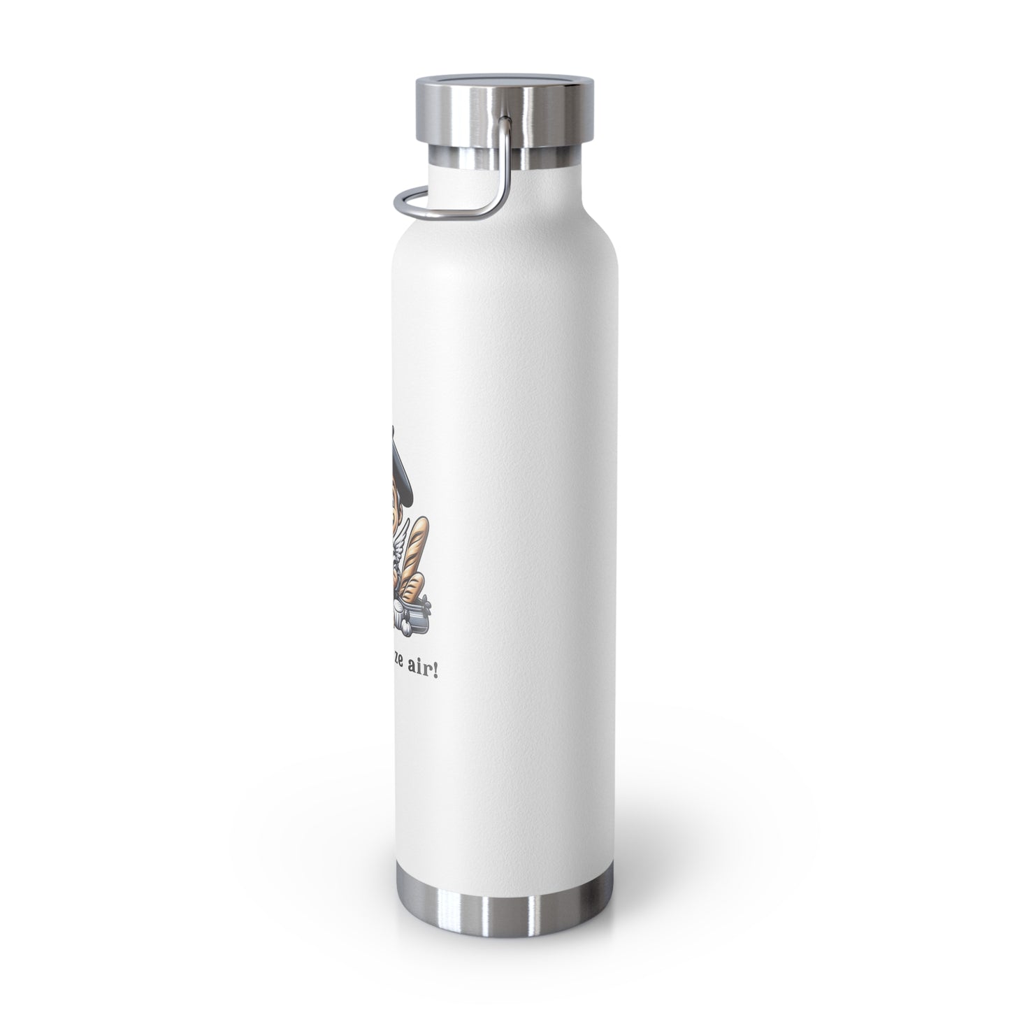 French Cupid's copper insulated bottle