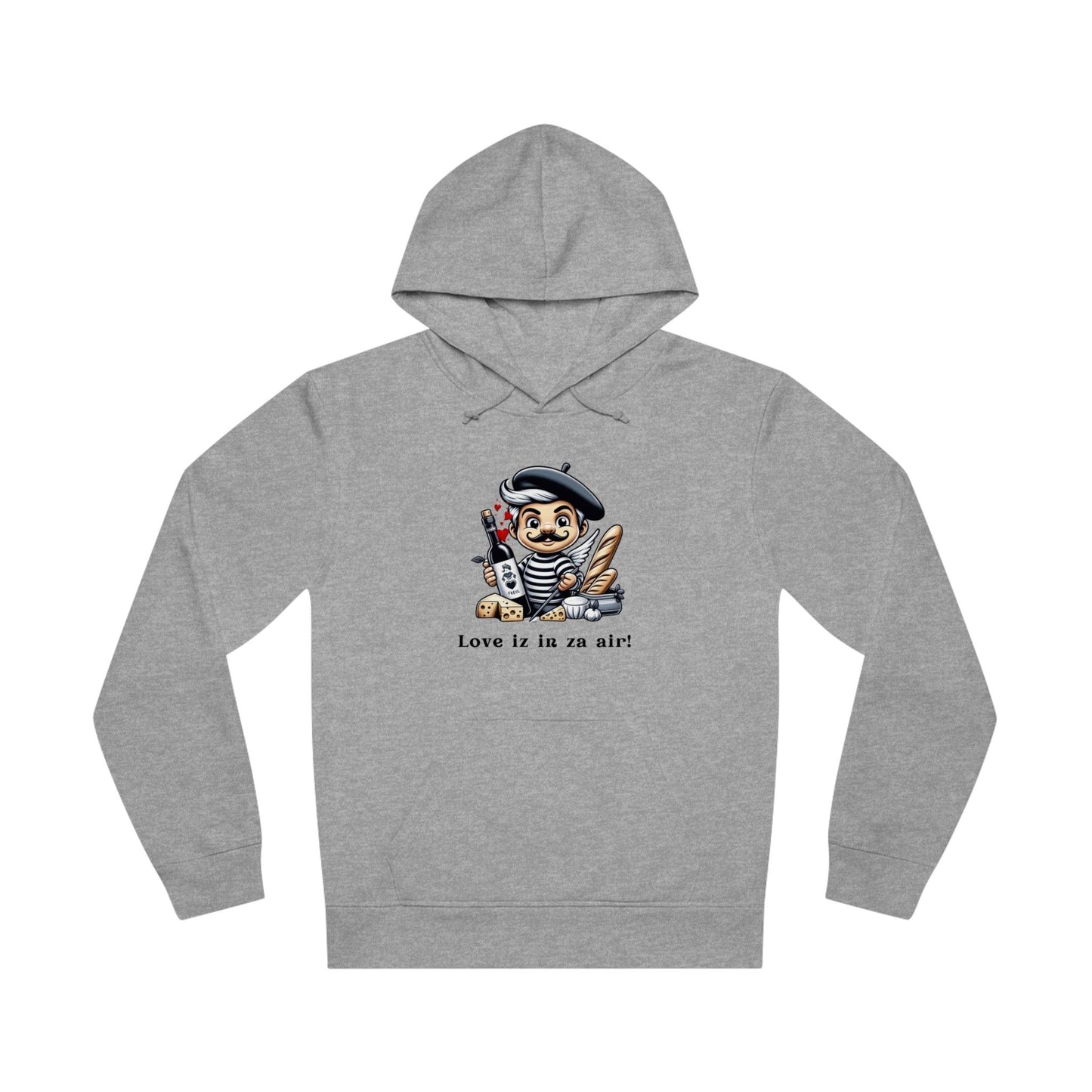 Eco-Friendly Valentine's Day Hoodie with a twist of ecologie à la française! - Print Me Happiness