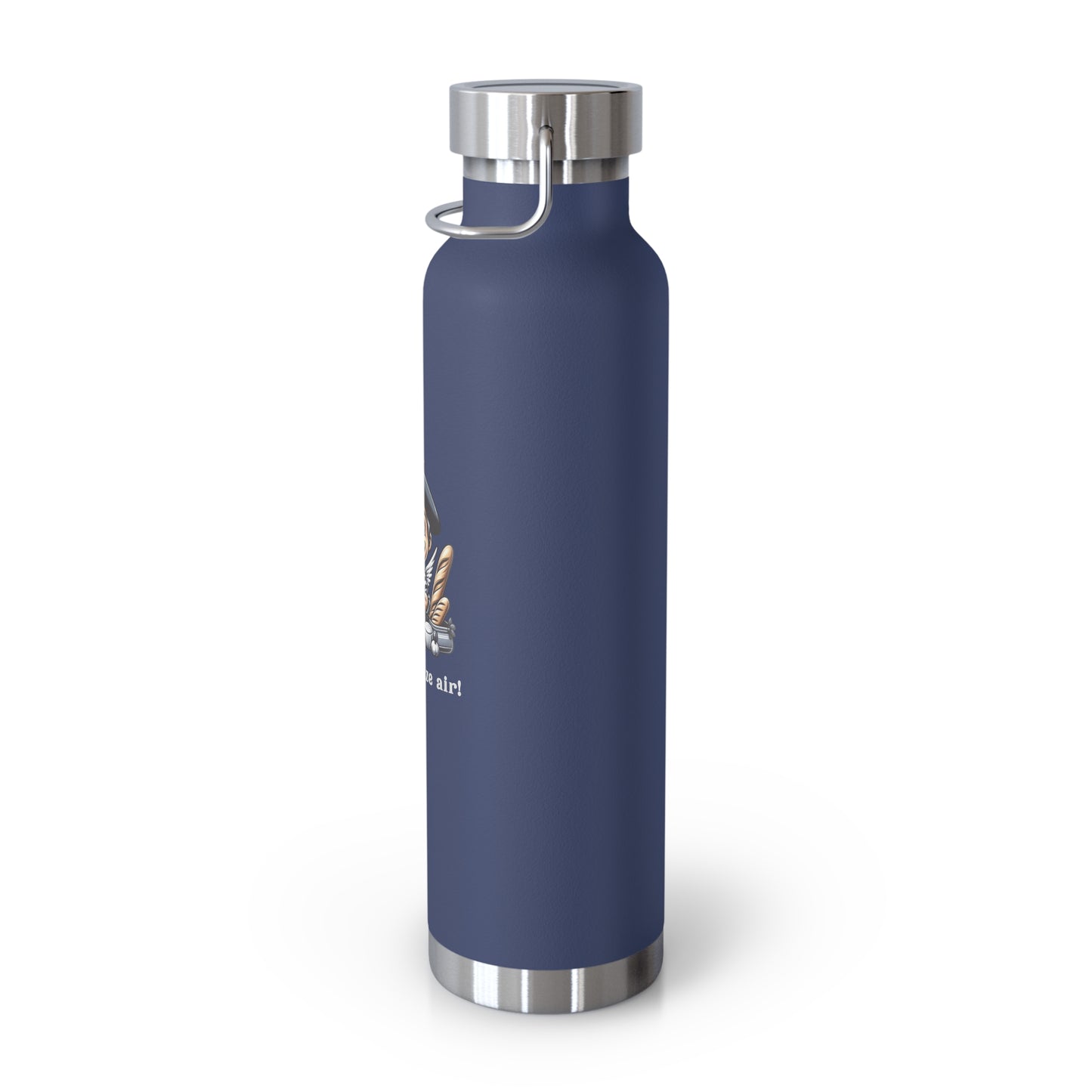 French Cupid's copper insulated bottle