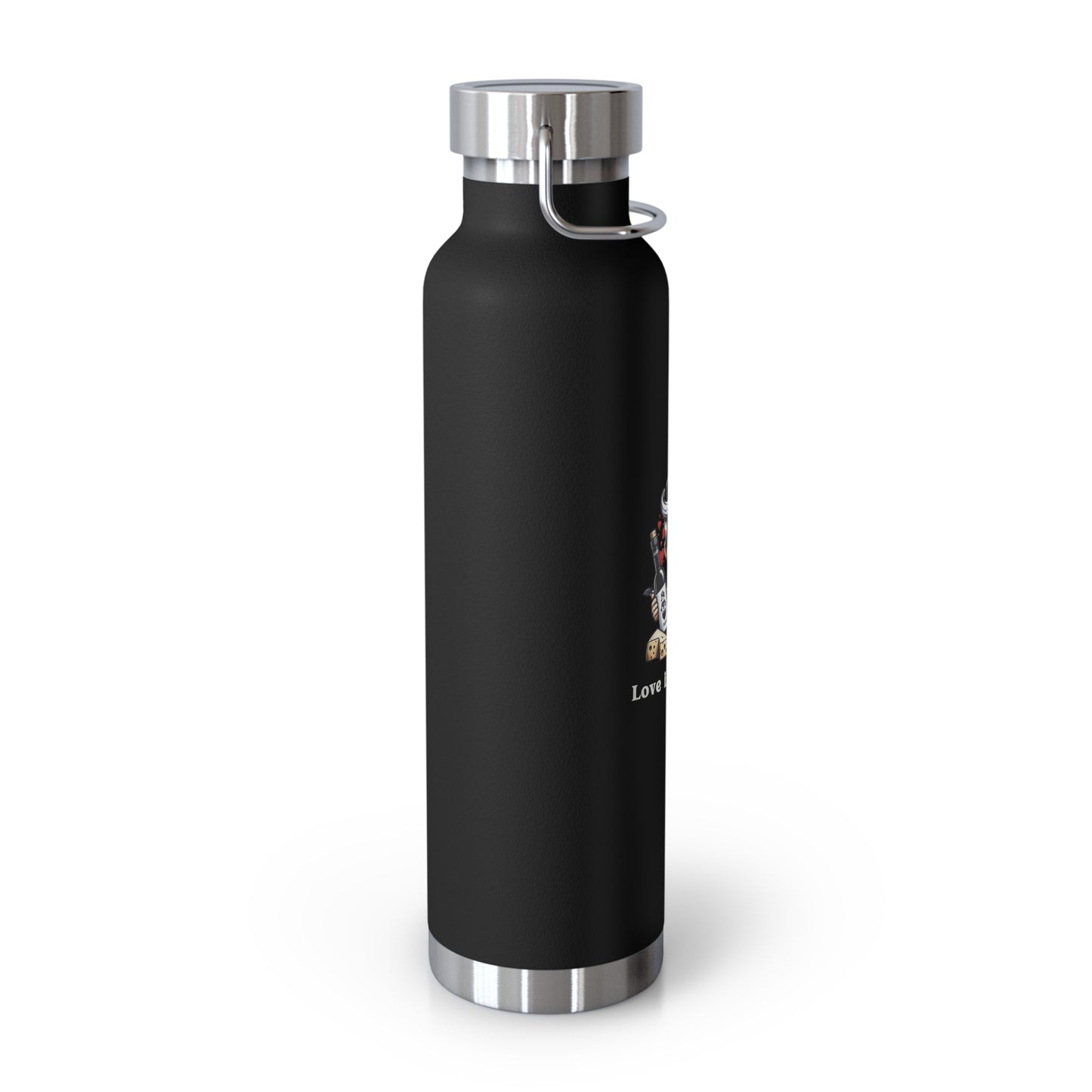 French Cupid's copper insulated bottle