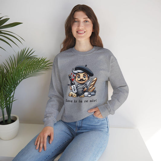 Eco-Friendly Valentine's Day Sweatshirt with a twist of ecologie à la française! - Print Me Happiness