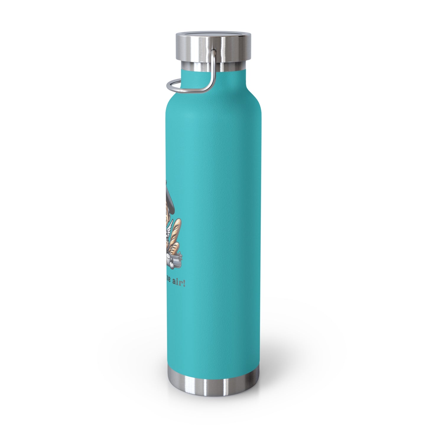 French Cupid's copper insulated bottle