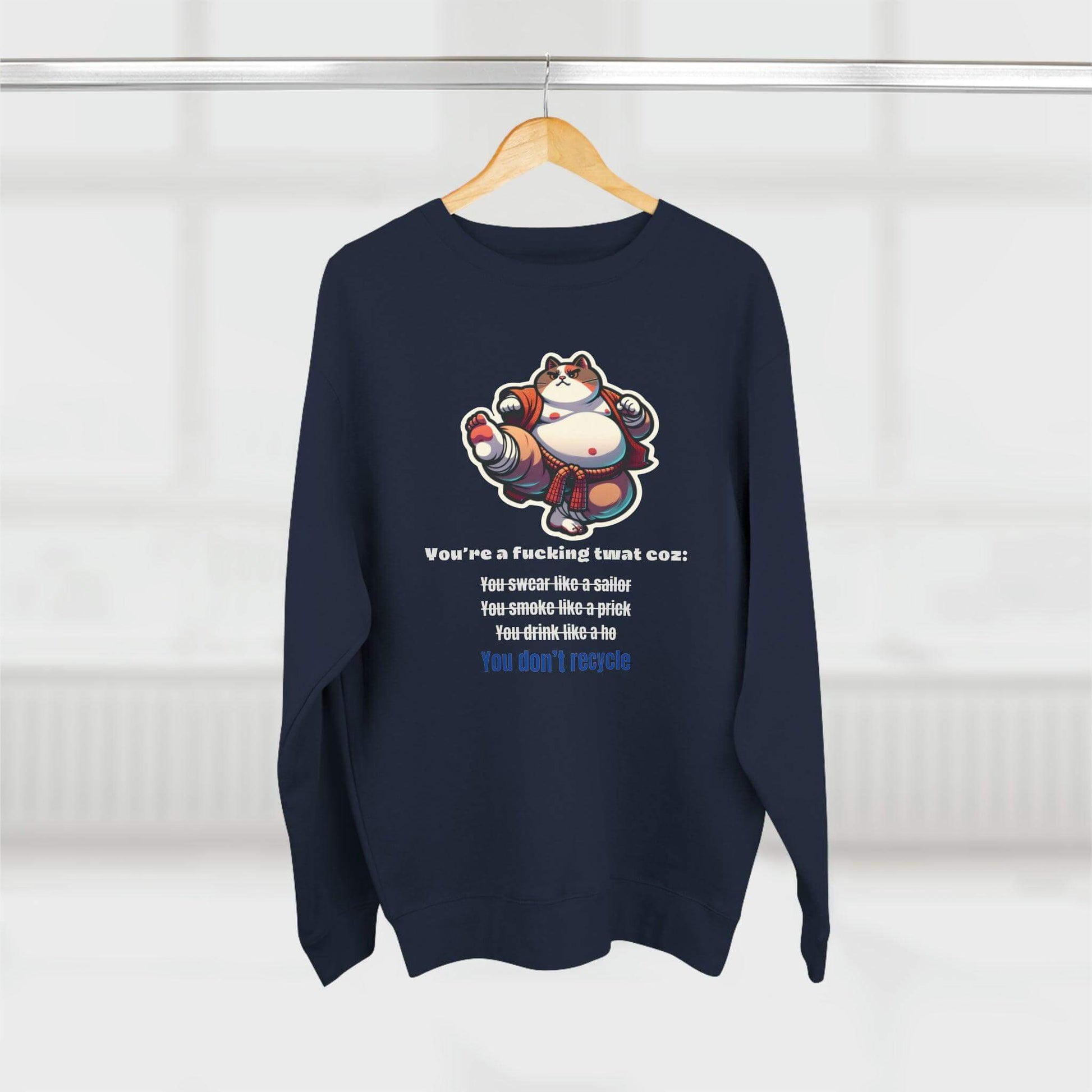 Dojo Cat Ecology Unisex Crewneck Sweatshirt - Print Me Happiness