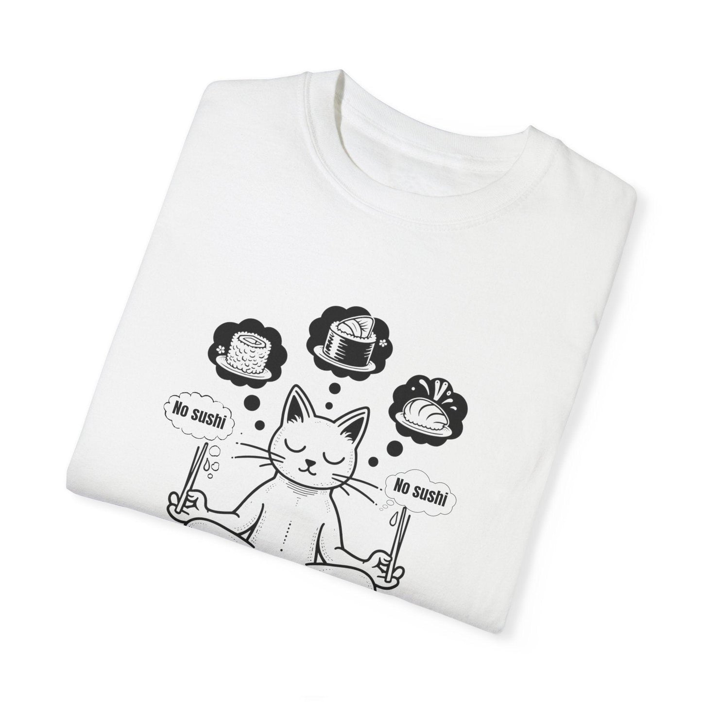 Zen Cat: Vegan Vibes French Edition Unisex T-shirt - Print Me Happiness