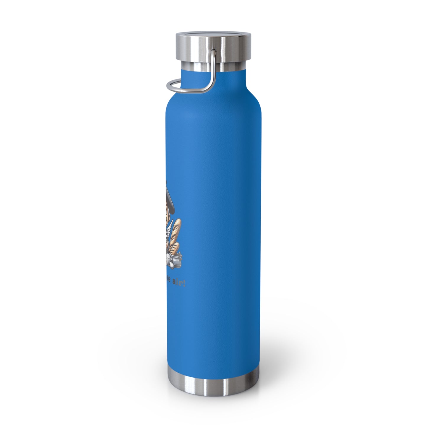 French Cupid's copper insulated bottle