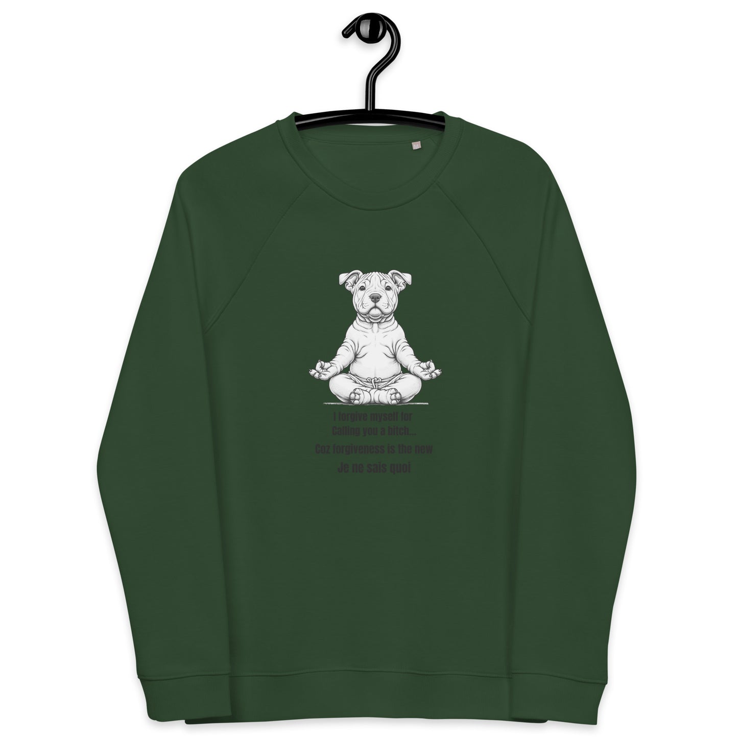 Zen Dog Swearing- Mindfulness Sweatshirt