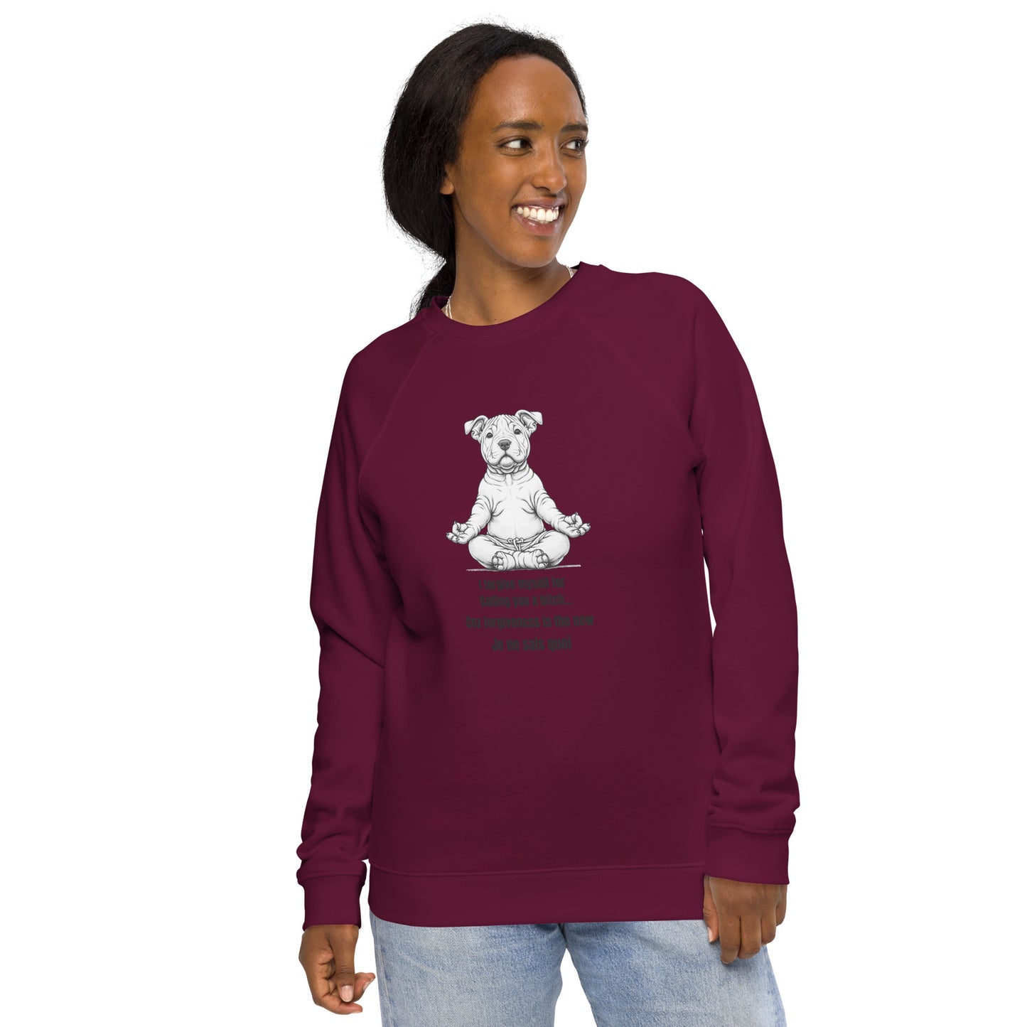 Zen Dog Swearing- Mindfulness Sweatshirt