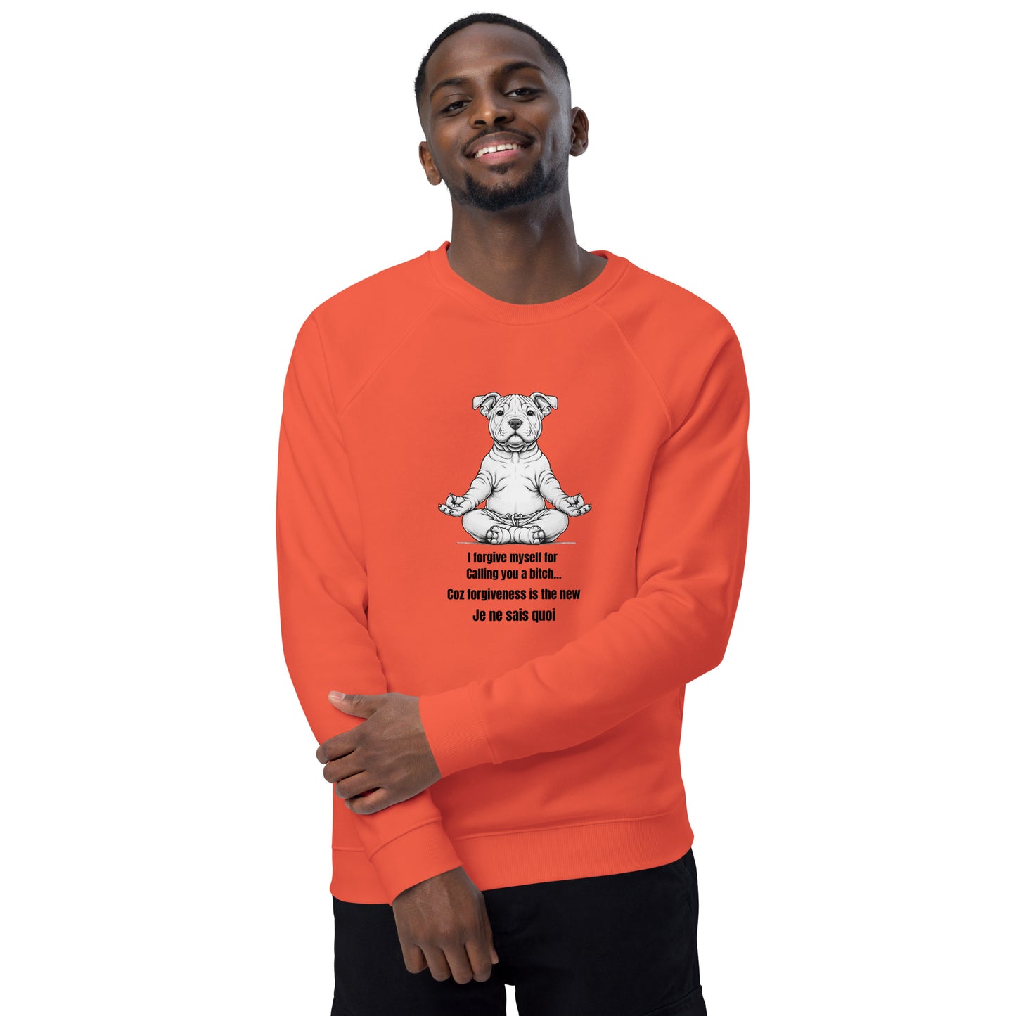 Zen Dog Swearing- Mindfulness Sweatshirt