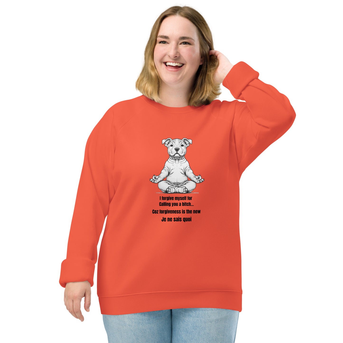 Zen Dog Swearing- Mindfulness Sweatshirt