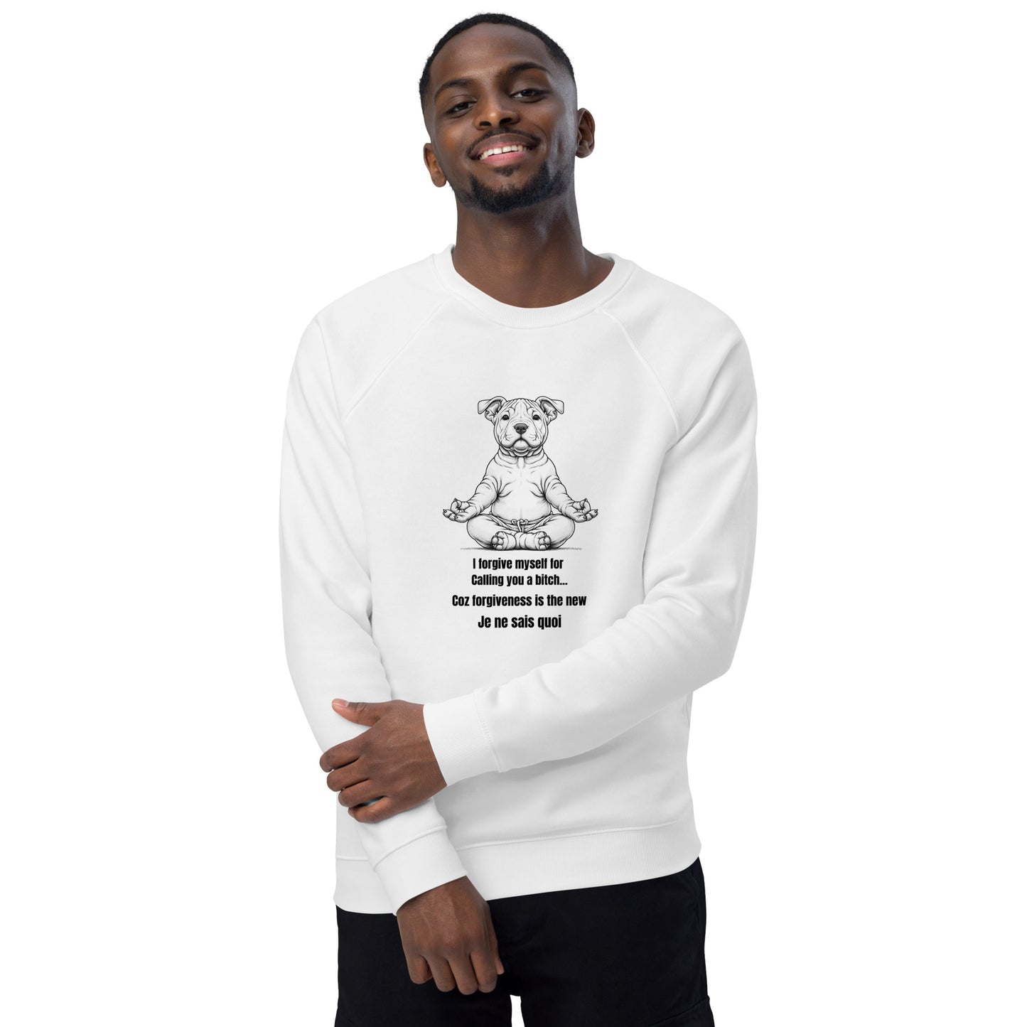 Zen Dog Swearing- Mindfulness Sweatshirt