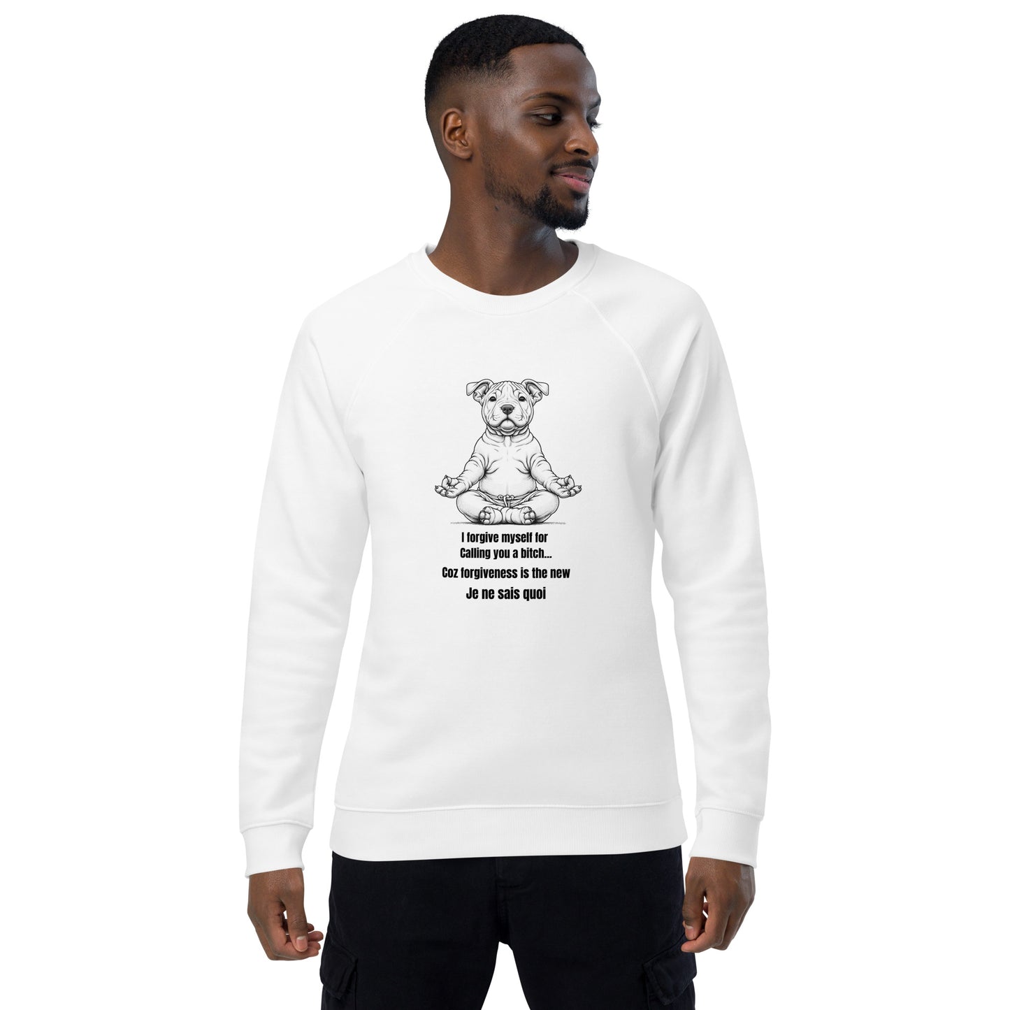 Zen Dog Swearing- Mindfulness Sweatshirt